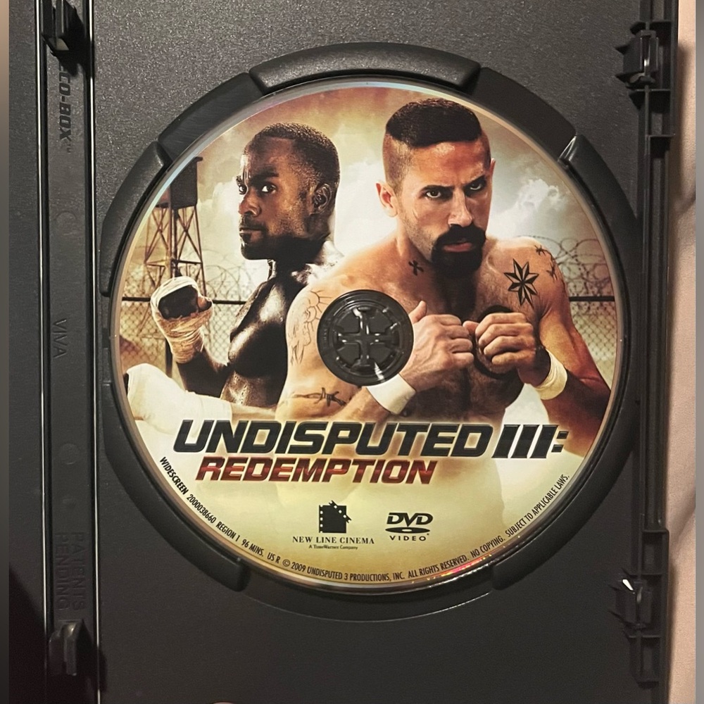 DVD UNDISPUTED III: REDEMPTION Undisputed 3: Redemption 2010 WORKS FINE Rated R